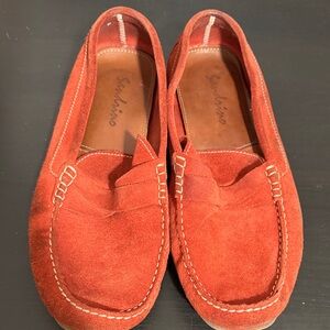 Men's Suede Loafers - Sandrino rust color preloved with life left great quality